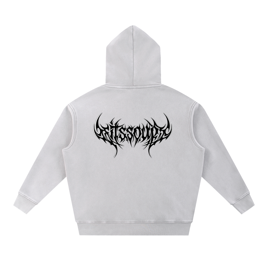 Kinda Heavy ahh hoodie (BACK logo only)