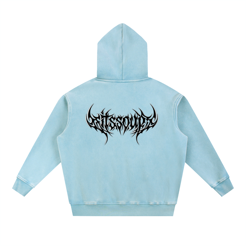 Kinda Heavy ahh hoodie (BACK logo only)