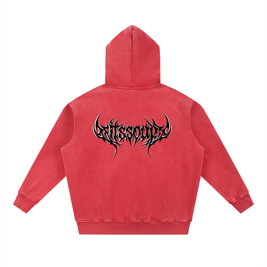 Kinda Heavy ahh hoodie (BACK logo only)