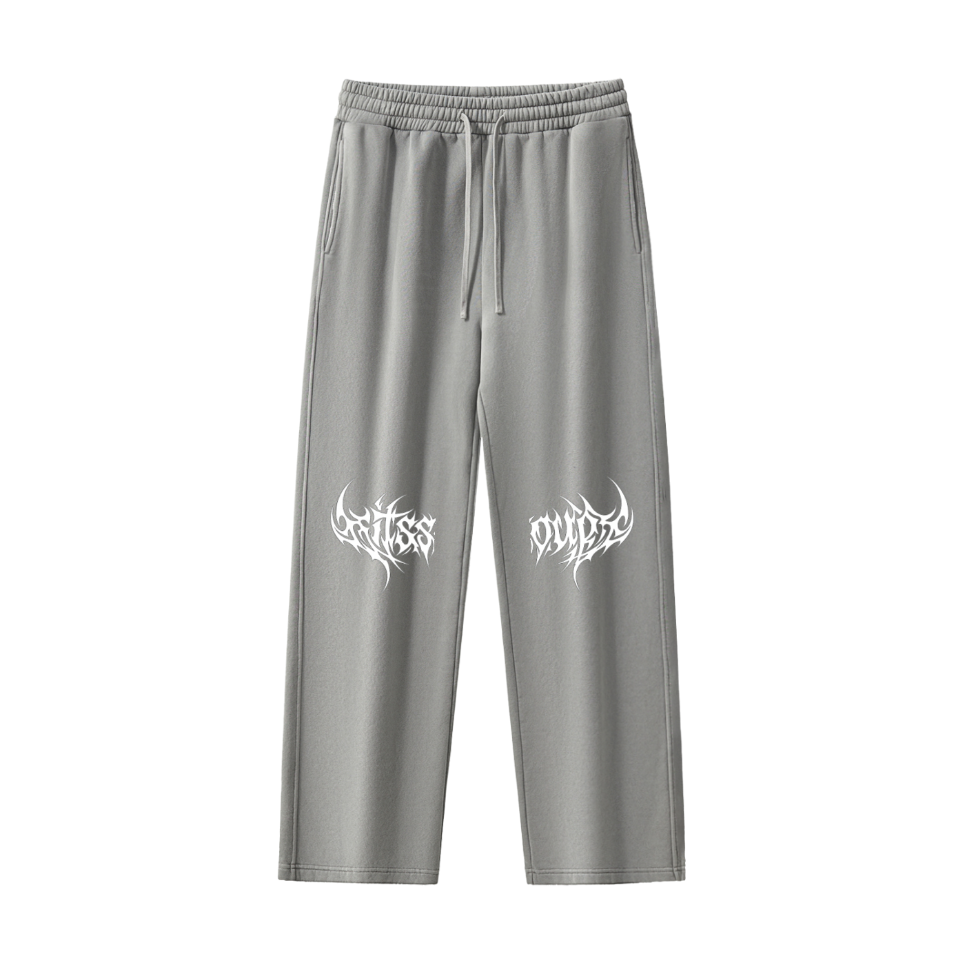 Frayed Enzyme Washed Fleece Sweatpants